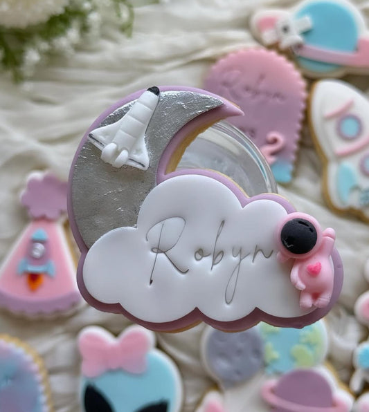 Moon and Cloud Stamp and Cutter