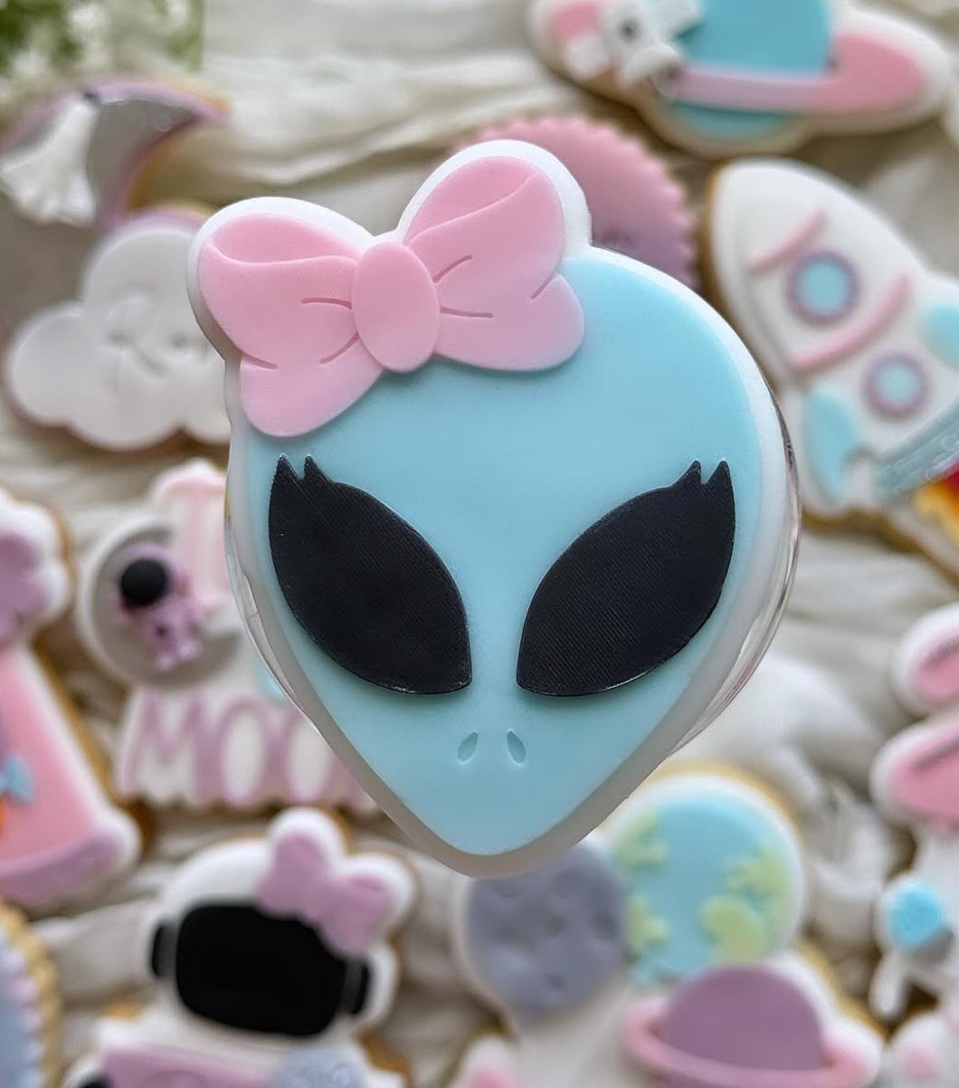 Girly Alien Stamp and Cutter