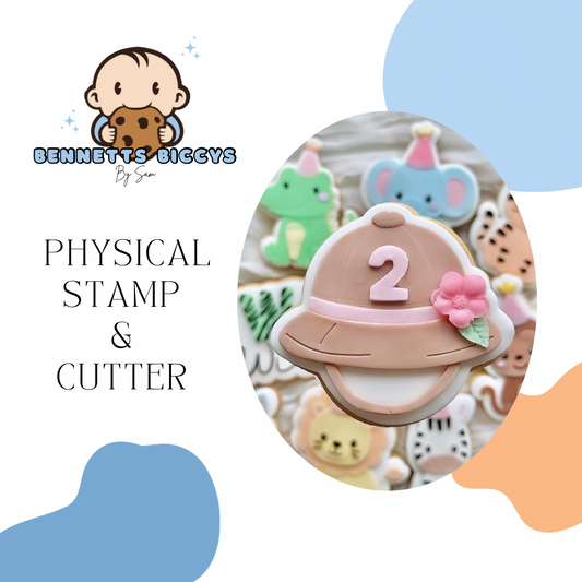 Safari 2 Hat Stamp and Cutter