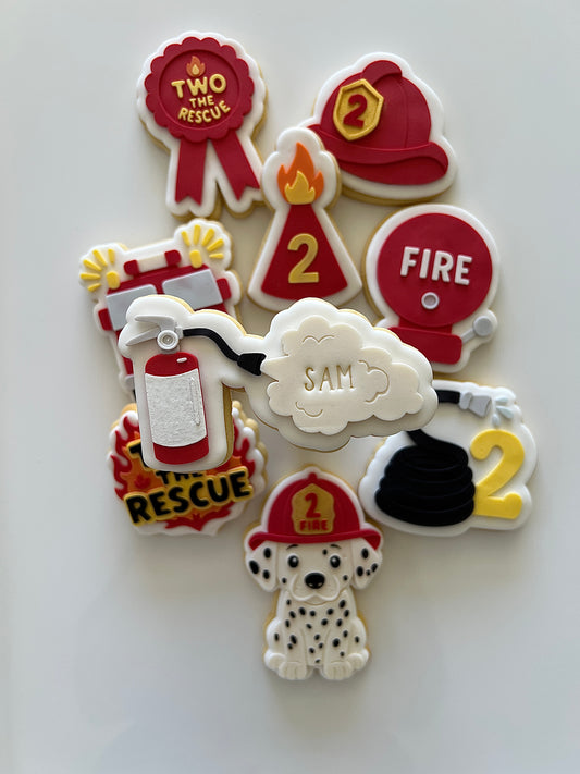Fire Extinguisher Stamp and Cutter