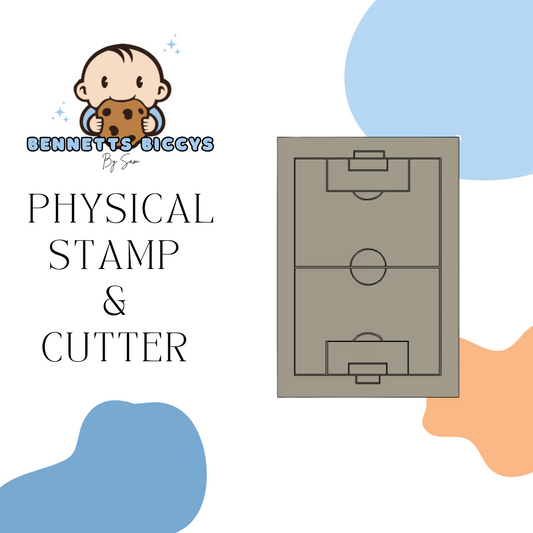 Football Pitch Stamp and Cutter