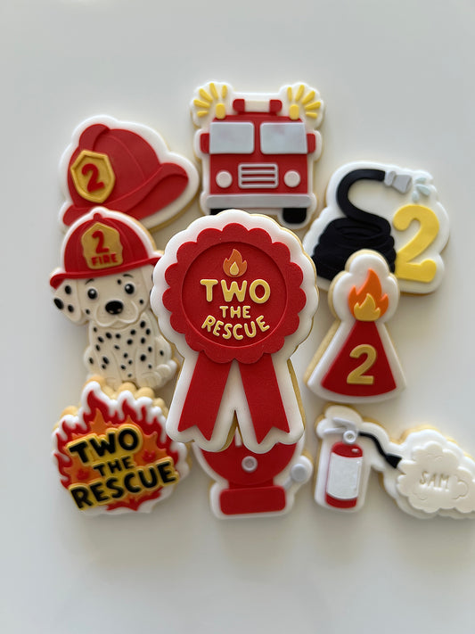 Two the Rescue Rosette Stamp and Cutter