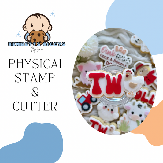 Chicken Two Stamp & Cutter