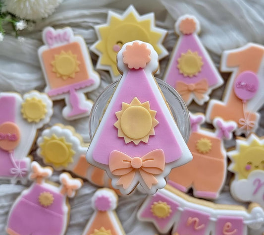 Sun Party Hat Stamp and Cutter