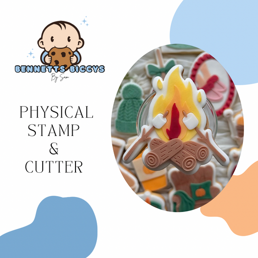 Camp Fire Stamp and Cutter