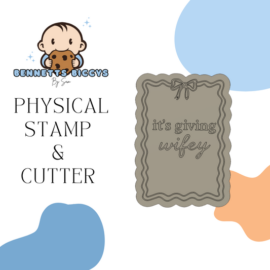 It’s Giving Wifey Frame Stamp and Cutter