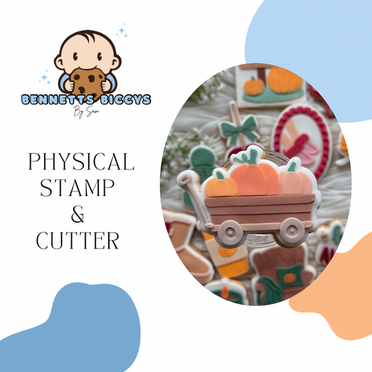 Pumpkin Wagon Stamp and Cutter