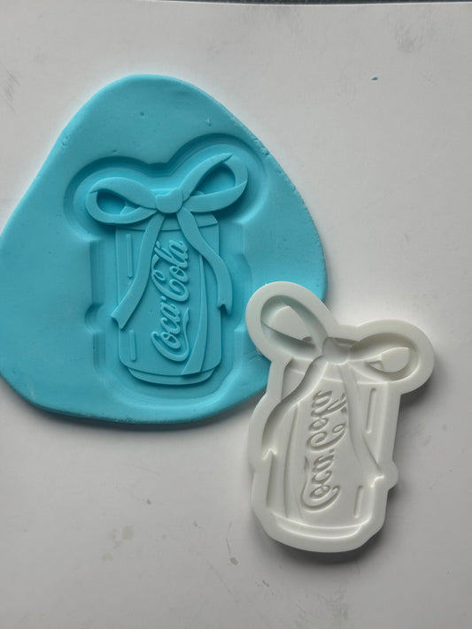 Can with Bow Stamp and Cutter