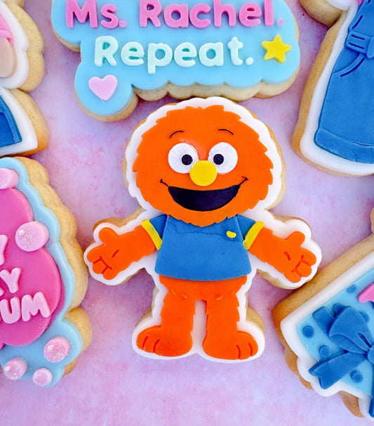 Orange Puppet Stamp and Cutter