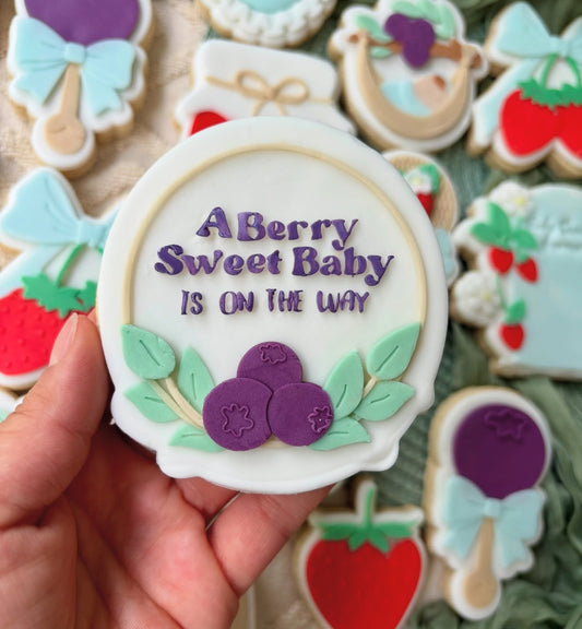 Berry Sweet Baby Stamp and Cutter