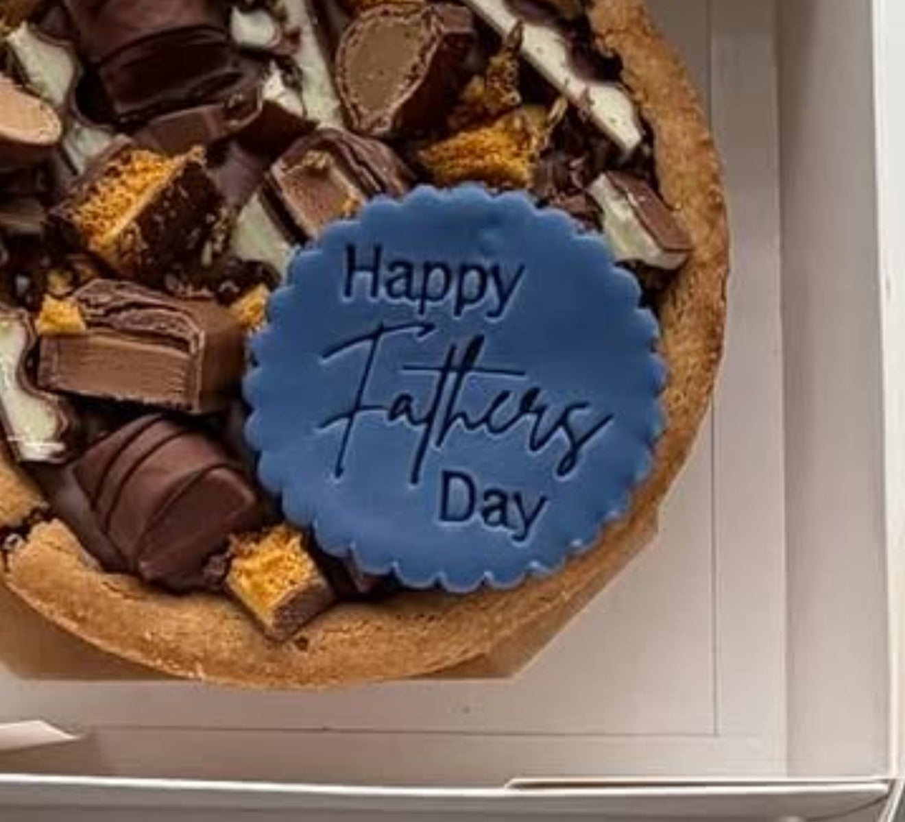 Happy Fathers Day cupcake stamp