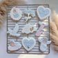 Angel Footprint Heart Frame
