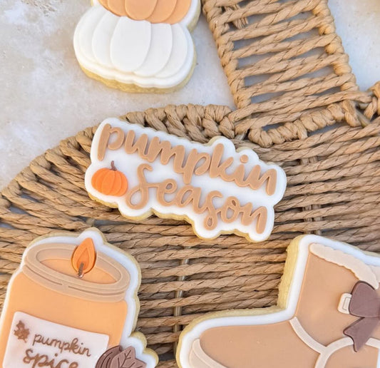 Pumpkin Season Stamp and Cutter