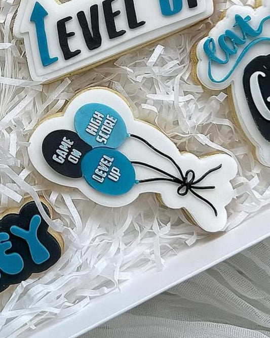 Gaming Balloons Stamp & Cutter