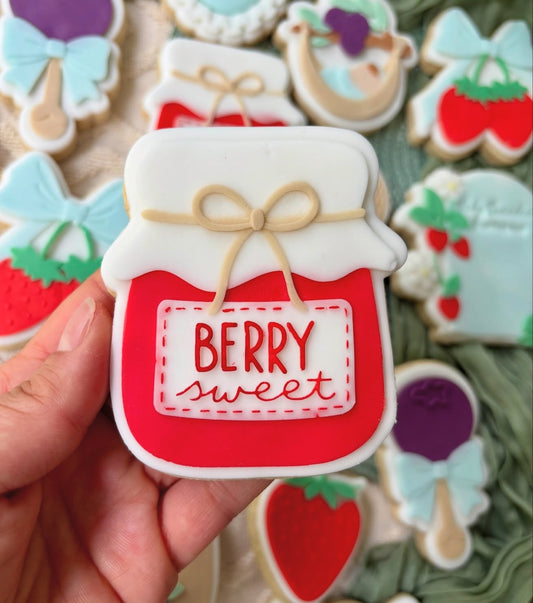 Berry Sweet Jam Stamp and Cutter