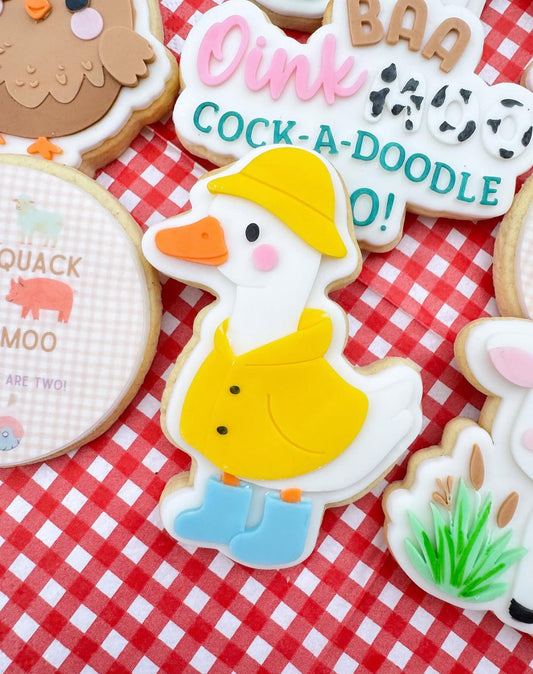 Duck in Raincoat Stamp and Cutter