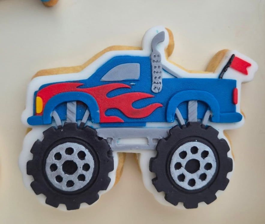 Flame Monster Truck