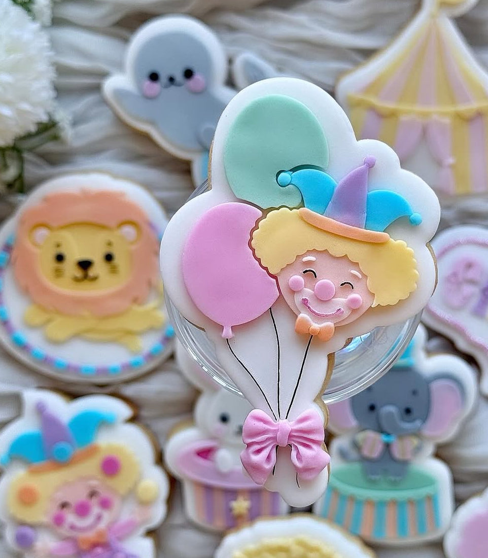 Clown Balloons Stamp & Cutter