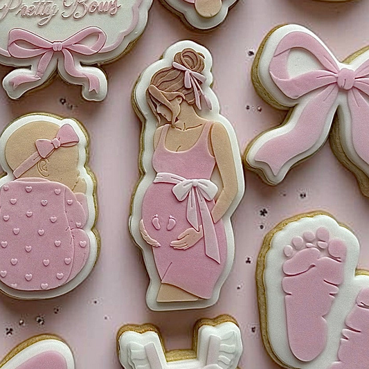 Pregnant Lady (Bows & Toes)