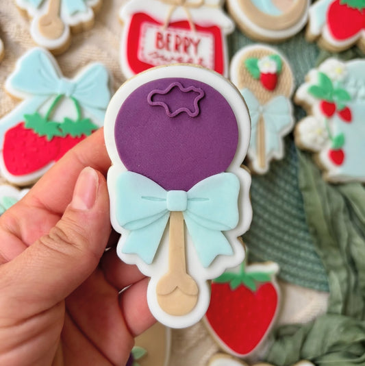 Blueberry Rattle Stamp and Cutter