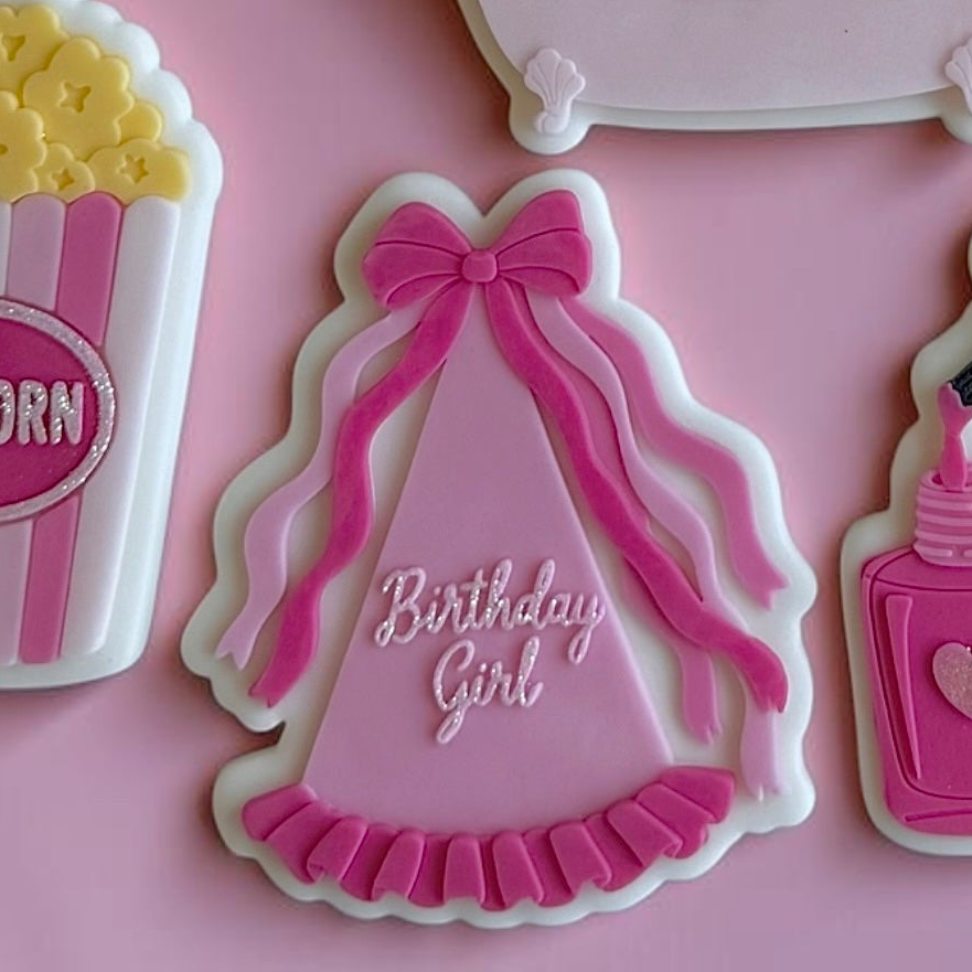 Birthday Girl Ruffle Hat