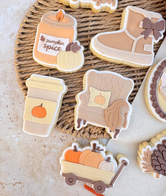 Pumpkin Coffee Cup Stamp and Cutter