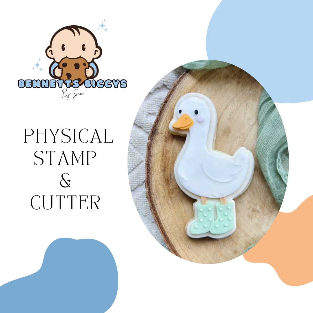 Goose in Wellie Stamp and Cutter