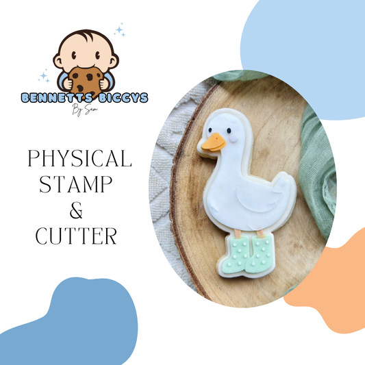 Goose in Wellie Stamp and Cutter