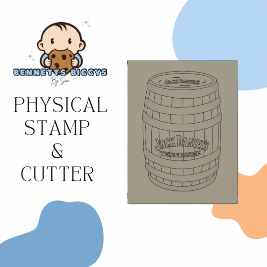 Whiskey Barrel Stamp and Cutter