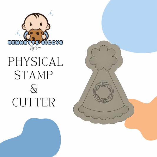 Sun Party Hat Stamp and Cutter