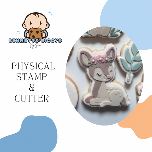 Floral Deer Stamp & Cutter