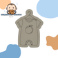 Orange Baby Romper