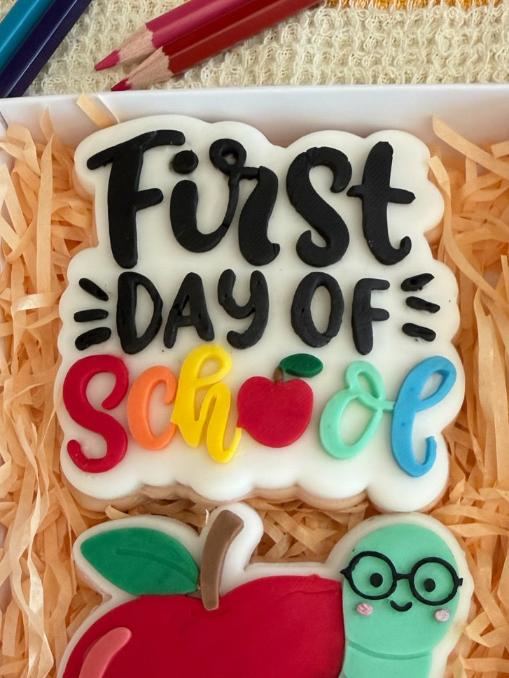 First Day Of School Stamp and Cutter