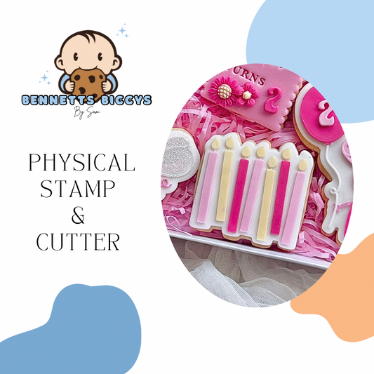 Candles Stamp & Cutter