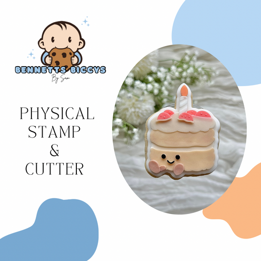 Strawberry Cake Plush Stamp and Cutter