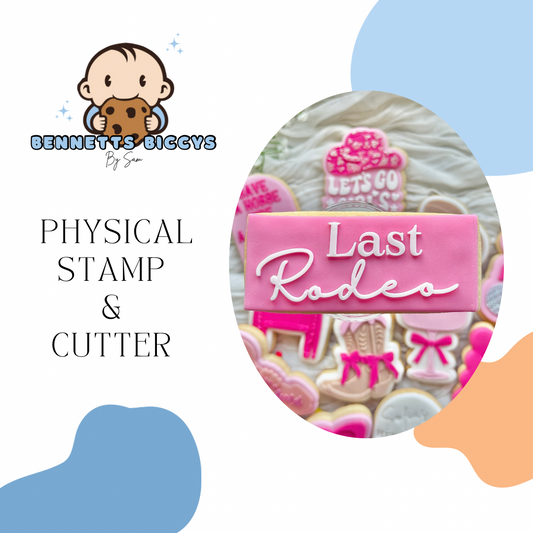 Last Rodeo Stamp and Cutter