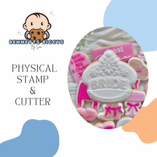 Bride Hat Stamp and Cutter