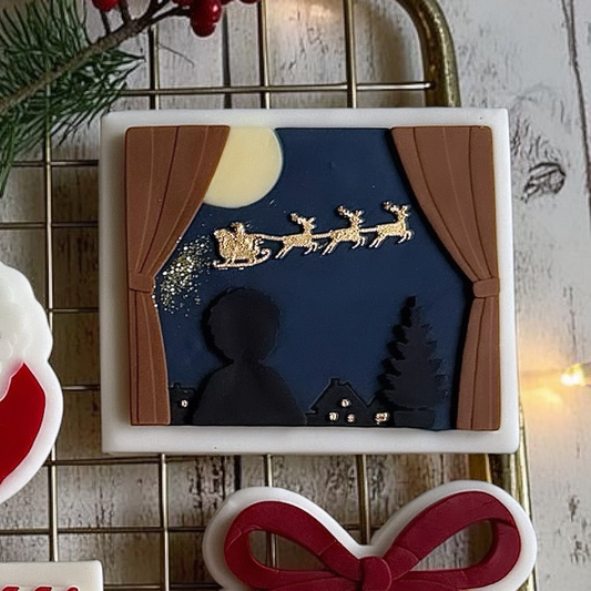 Christmas Window Scene