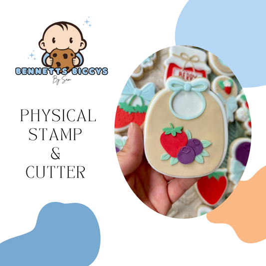 Berry Baby Bib Stamp and Cutter