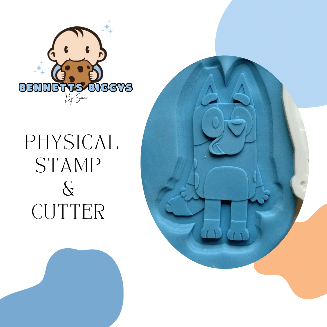 Blue Dog Stamp and Cutter