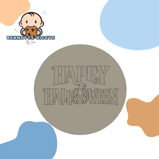 Happy Halloween (Circle)