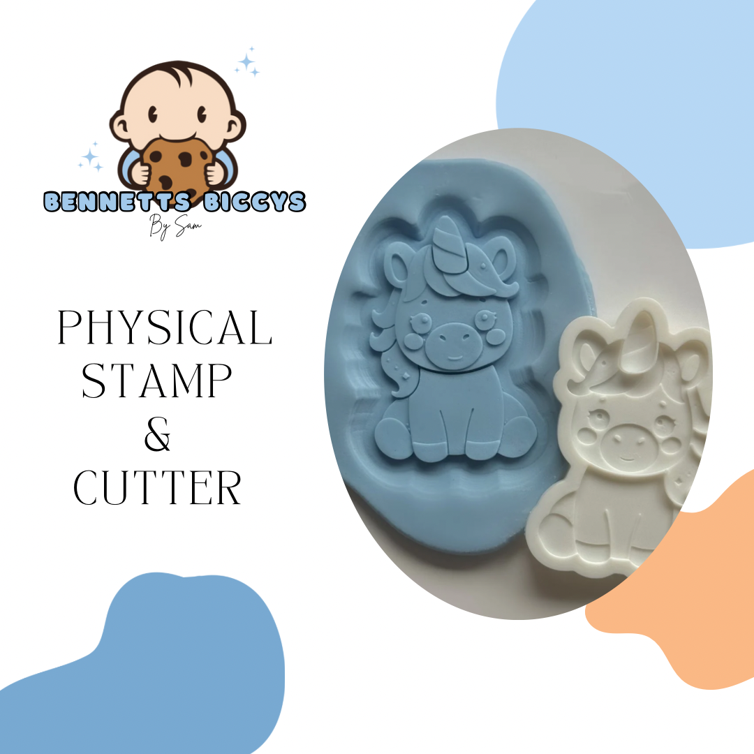 Cute Unicorn Stamp and Cutter