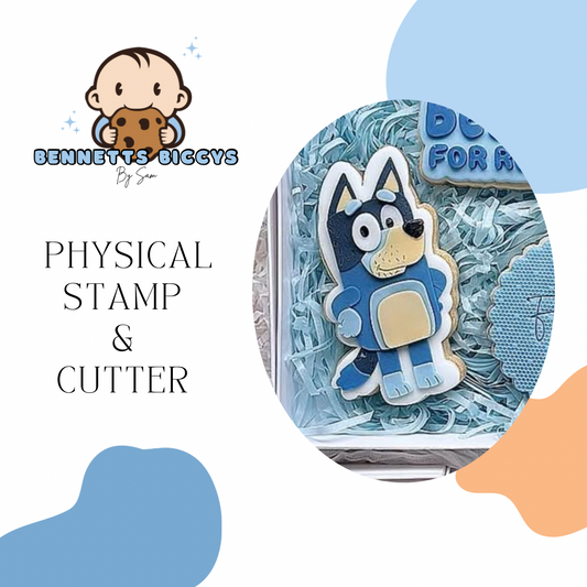 Blue Dog Dad Stamp and Cutter