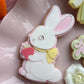 Bunny Holding Strawberry