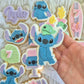 Blue Alien & Doll Stamp & Cutter