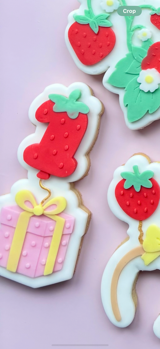 Strawberry Balloon & Gift Stamp and Cutter