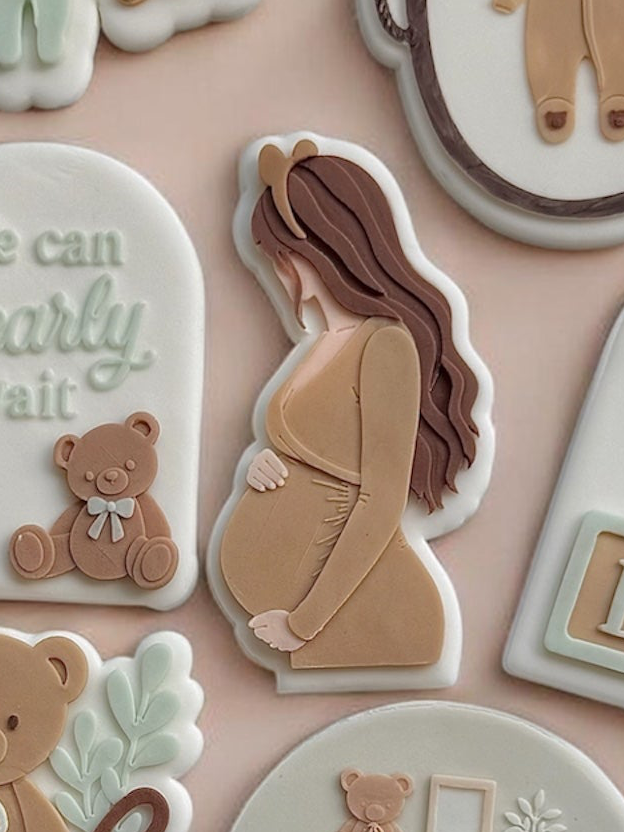 Pregnant Lady with Bear Ears