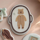 Bear Sleepsuit in Basket