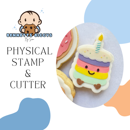 Birthday Cake Stamp and Cutter