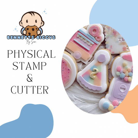 Blank Party Hat Stamp and Cutter